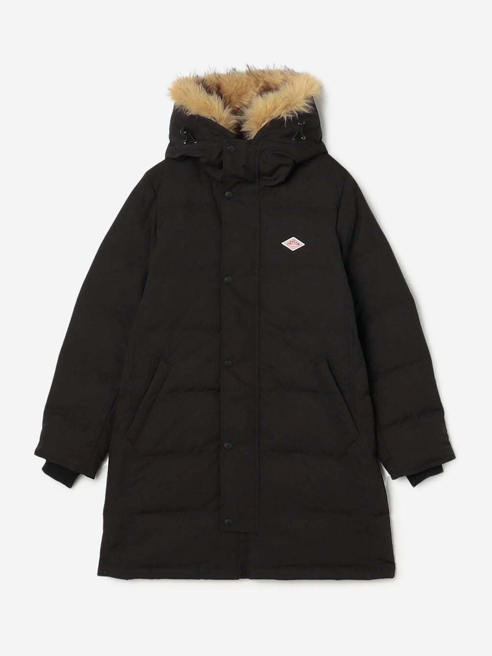 DANTON | ファー付キルトダウンコート WOMEN