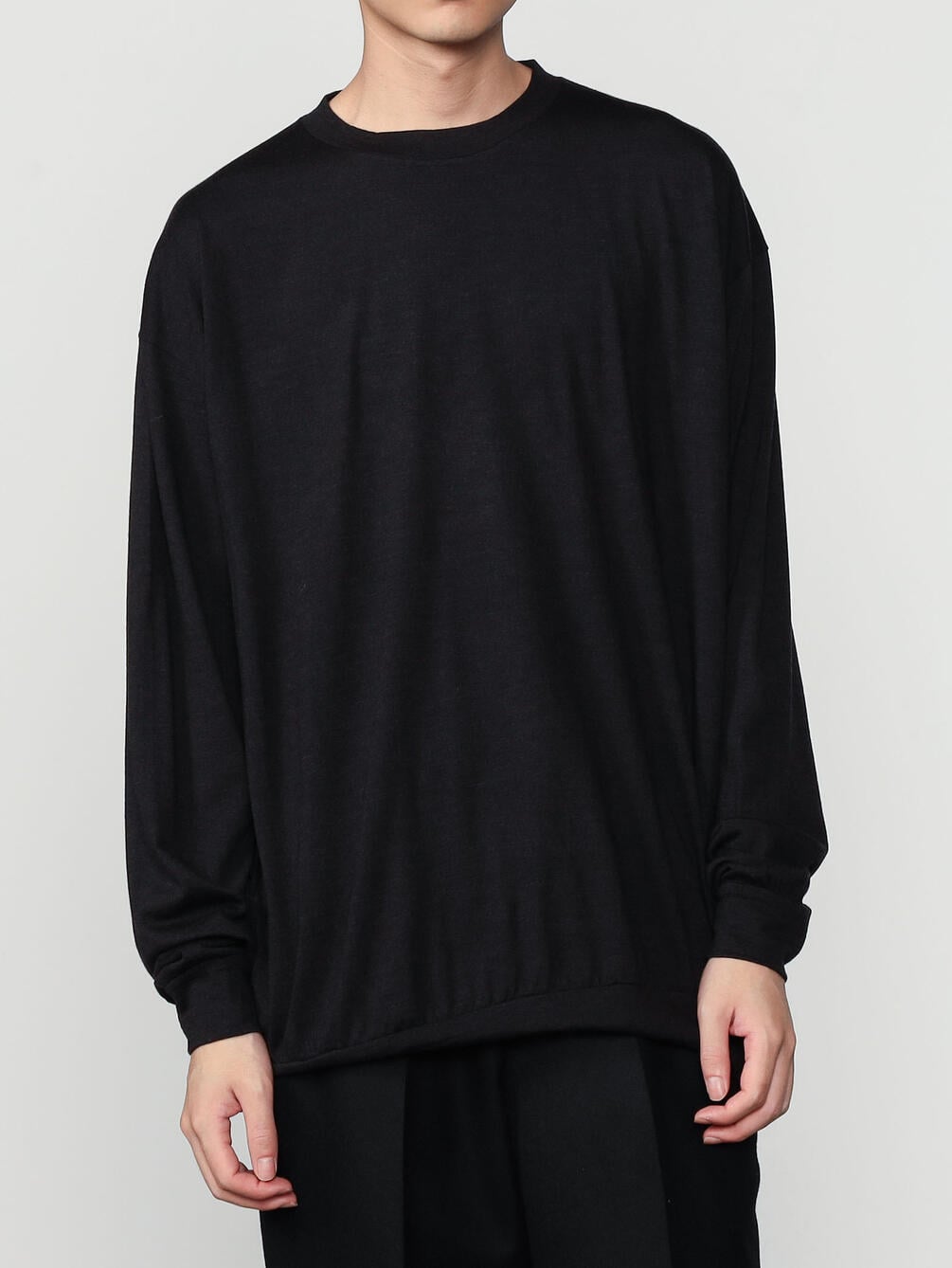 COMOLI | ウール天竺 長袖クルーネックTシャツ MEN
