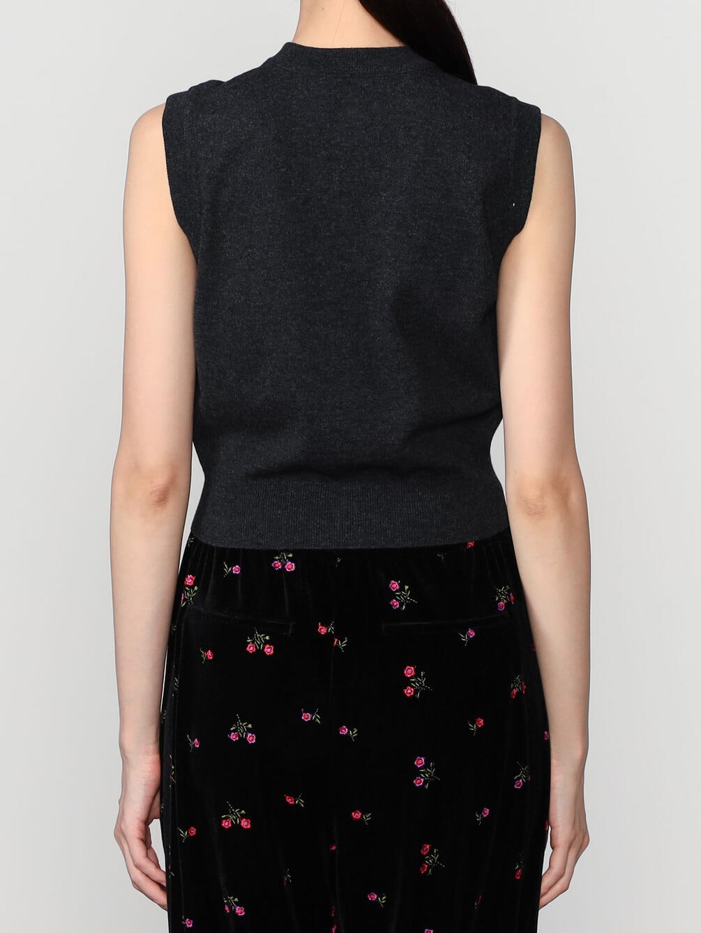 AURALEE | HIGH TWIST WOOL KNIT VEST WOMEN