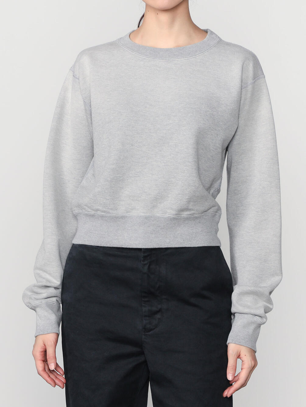 AURALEE | PRODUCT DYED PIMA LIGHT SWEAT P/O WOMEN