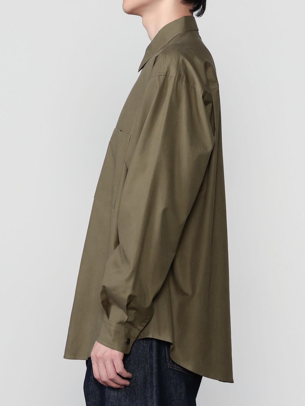 AURALEE | WASHED FINX TWILL BIG SHIRT MEN