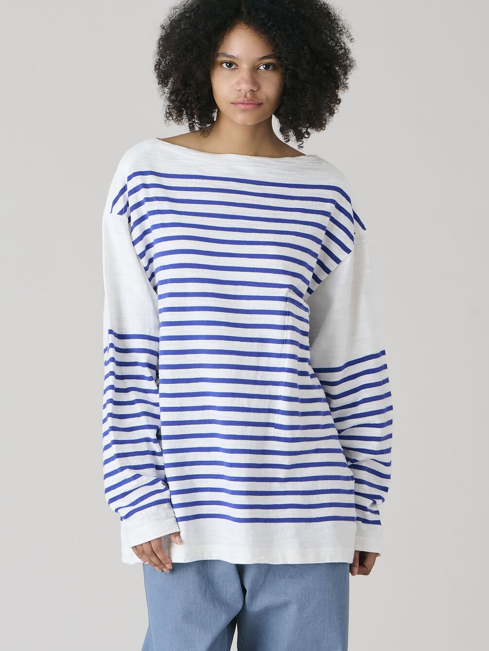TOURNON. | ボートネック バスクシャツ WOMEN