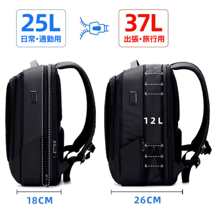 大きな3層構造】シアトル 通勤ビジネスリュック by BRODERIK - Broderik