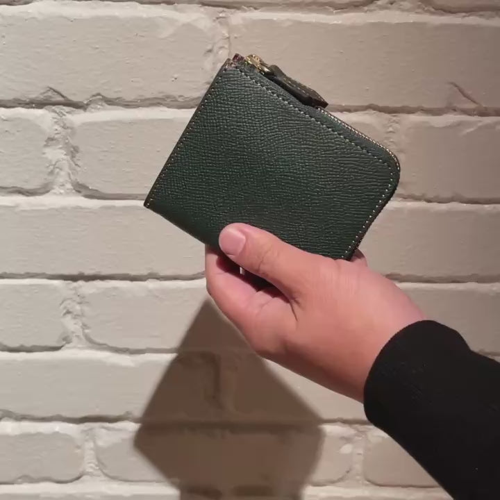 ヒマラヤクロコダイル] ハーフLジップウォレット【受注生産