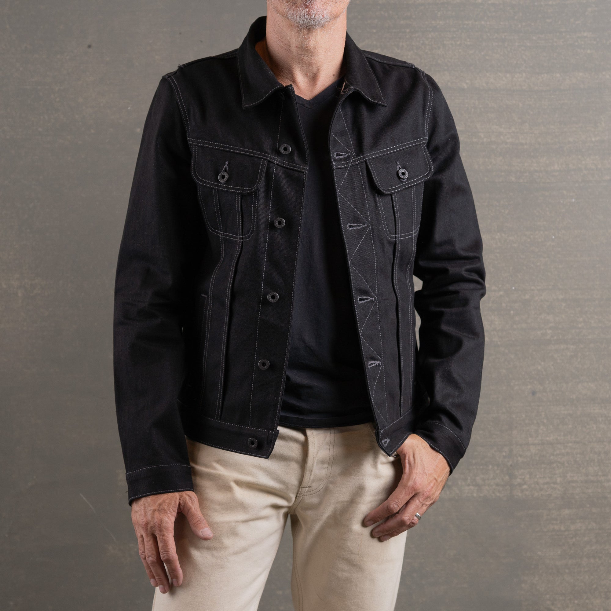 The Steadfast Selvedge Denim Jacket Cone Mills Denim - Brave Star