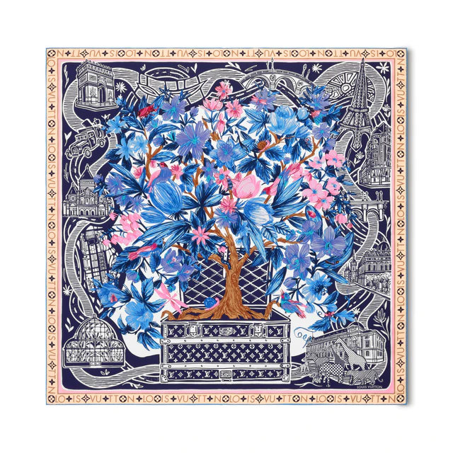 ルイ・ヴィトン シルクが紡ぐ洗練された美、新作スカーフ＆バンドーが