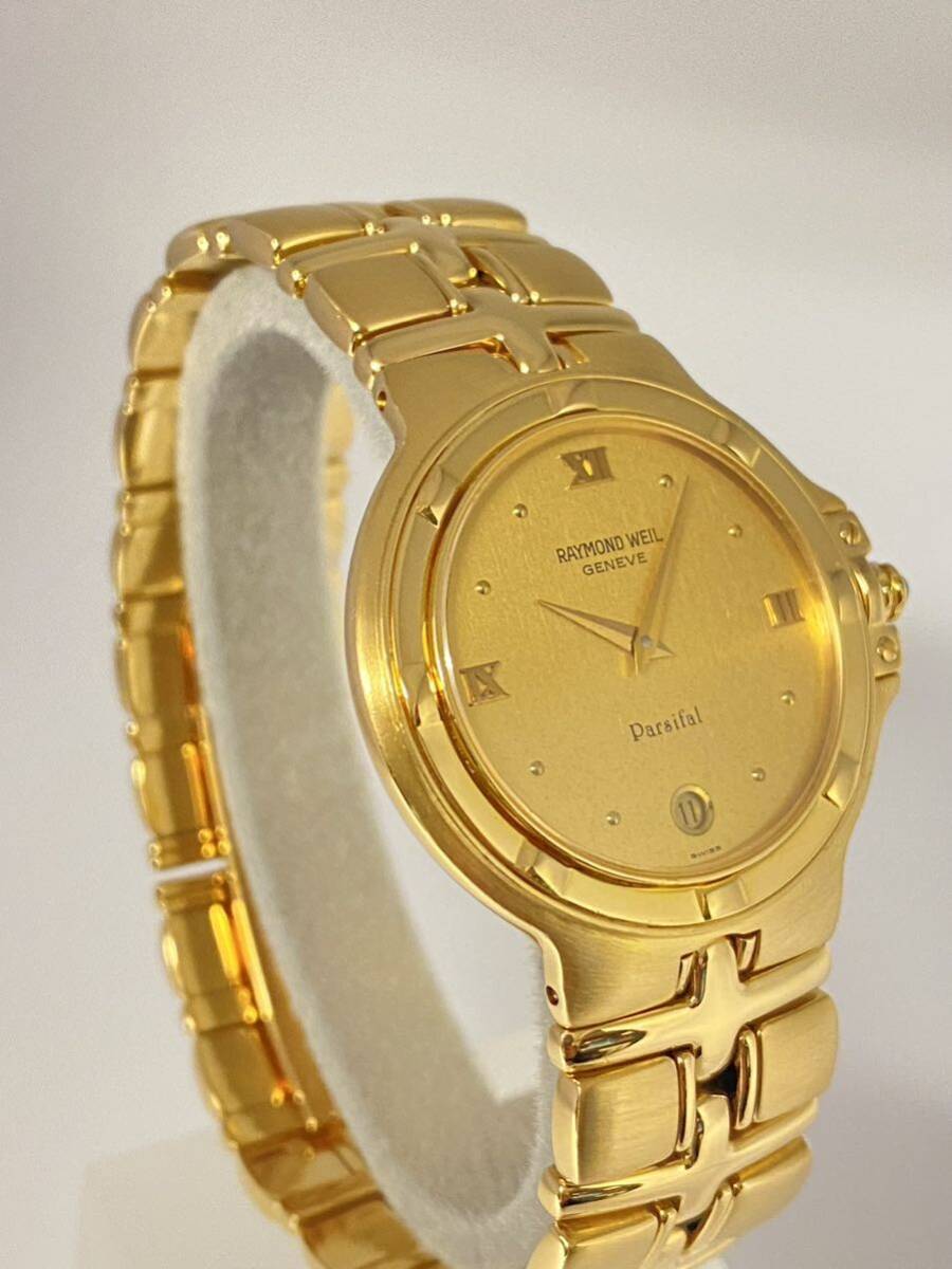 逸品 極美品 金無垢 RAYMOND WEIL レイモンド・ウェイル K18YG
