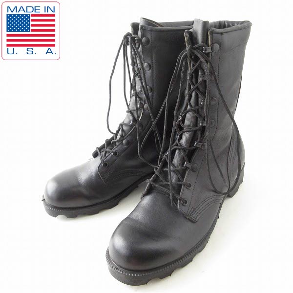 90s USA製 実物 米軍 コンバットブーツ 8.5R 26.5cm レースアップ