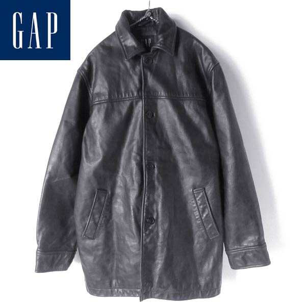 OLD GAP Tバック レザーコート|ビンテージ - 札幌 ビンテージ 古着屋
