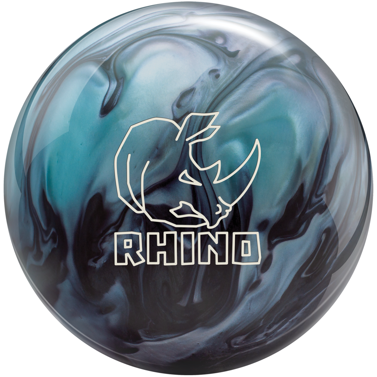 Rhino™ - Carbon / Lime / Silver | Brunswick Bowling