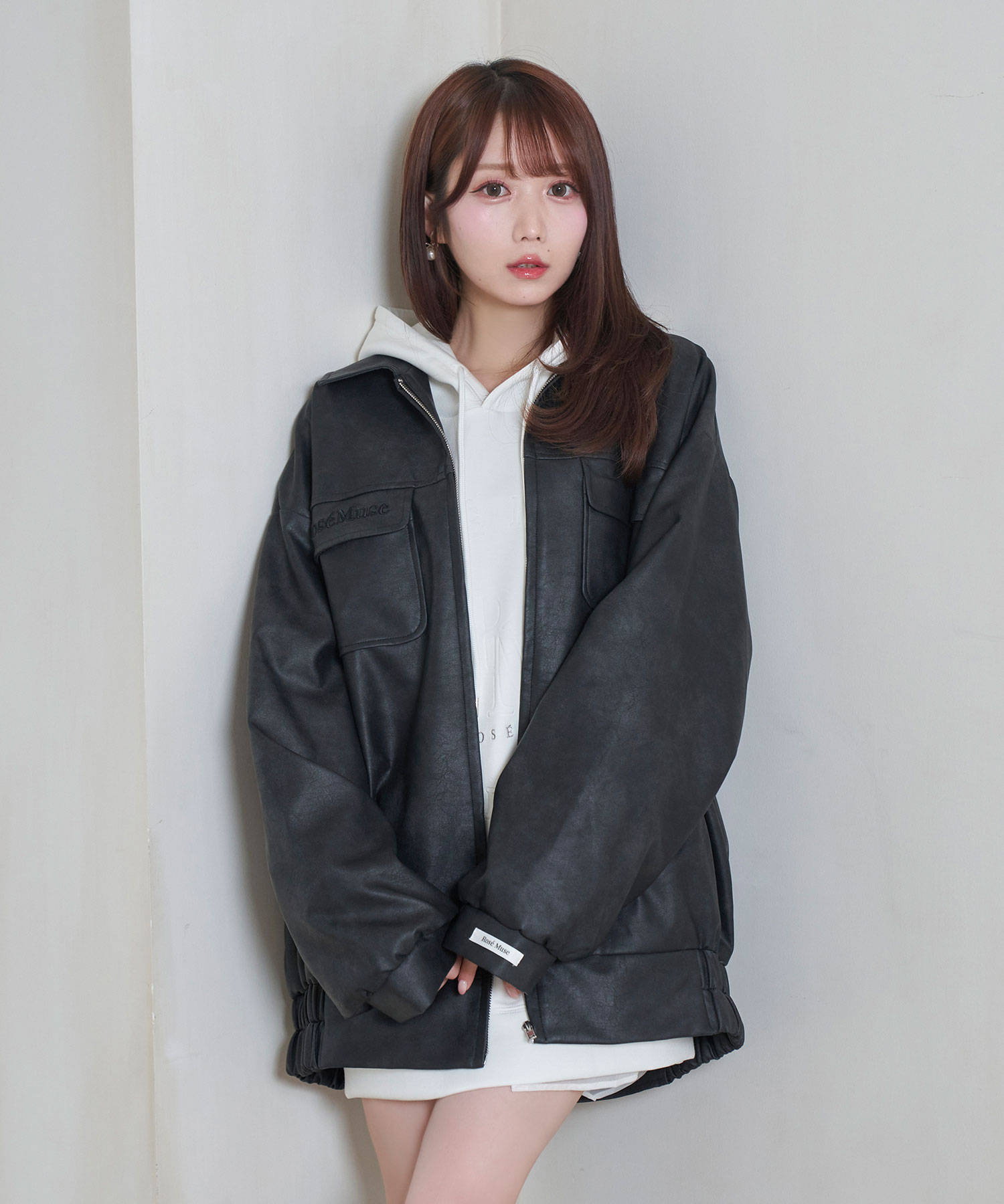 fake leather outer – BUNNY APARTMENT