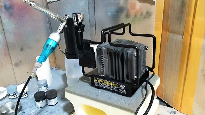 コンパクトなコンプレッサー「Mr.リニアコンプレッサーL5」