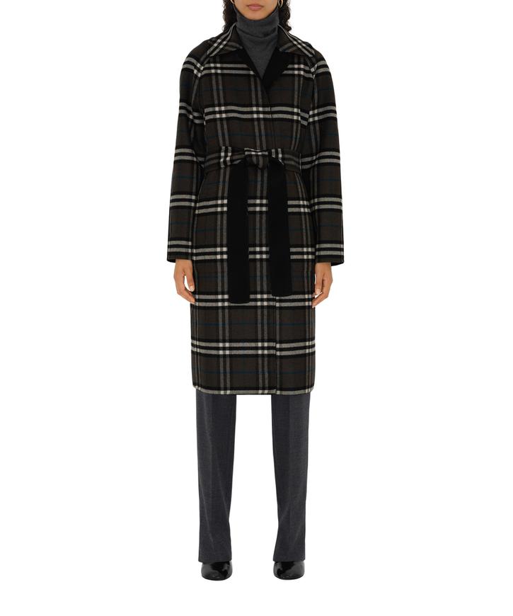 burberry/バーバリー通販 | リバーシブル ウール ラップコート【送料