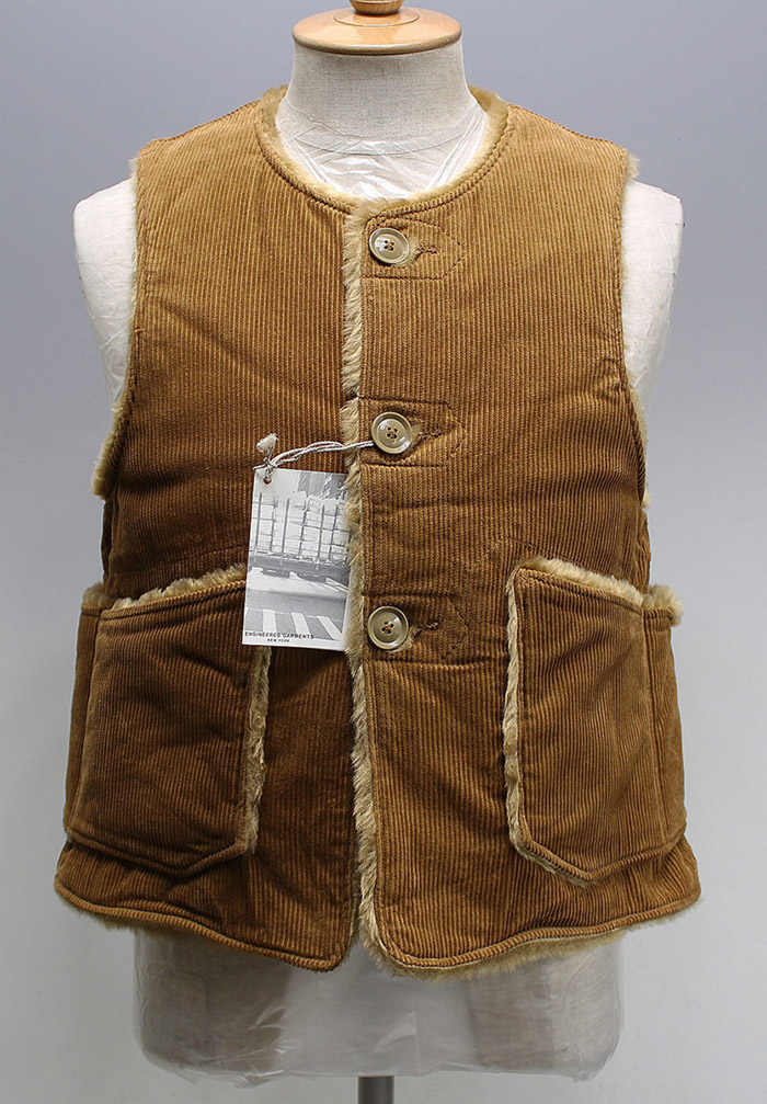 Engineered Garments/エンジニアドガーメンツ Over Vest 8W Corduroy