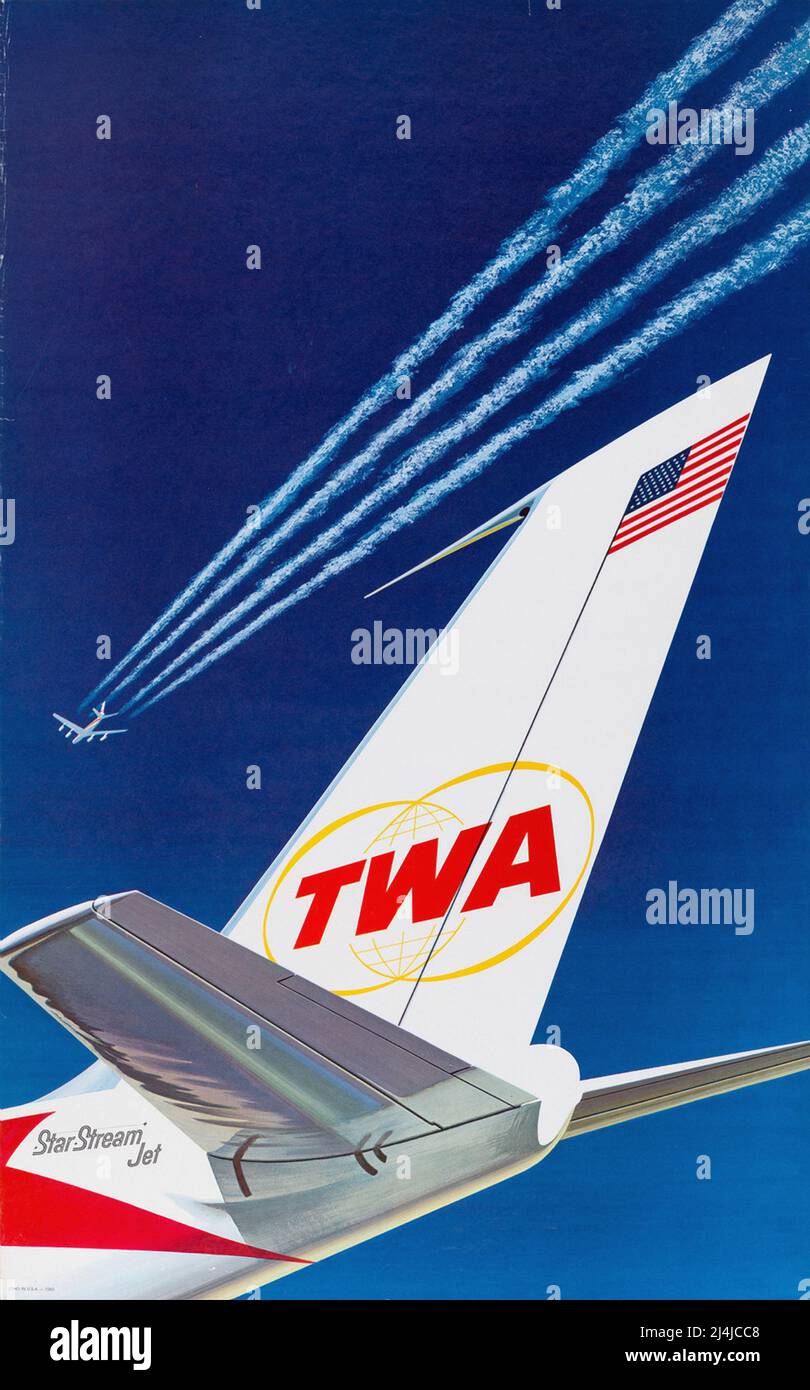 Airline travel 1960's hi-res stock photography and images - Alamy
