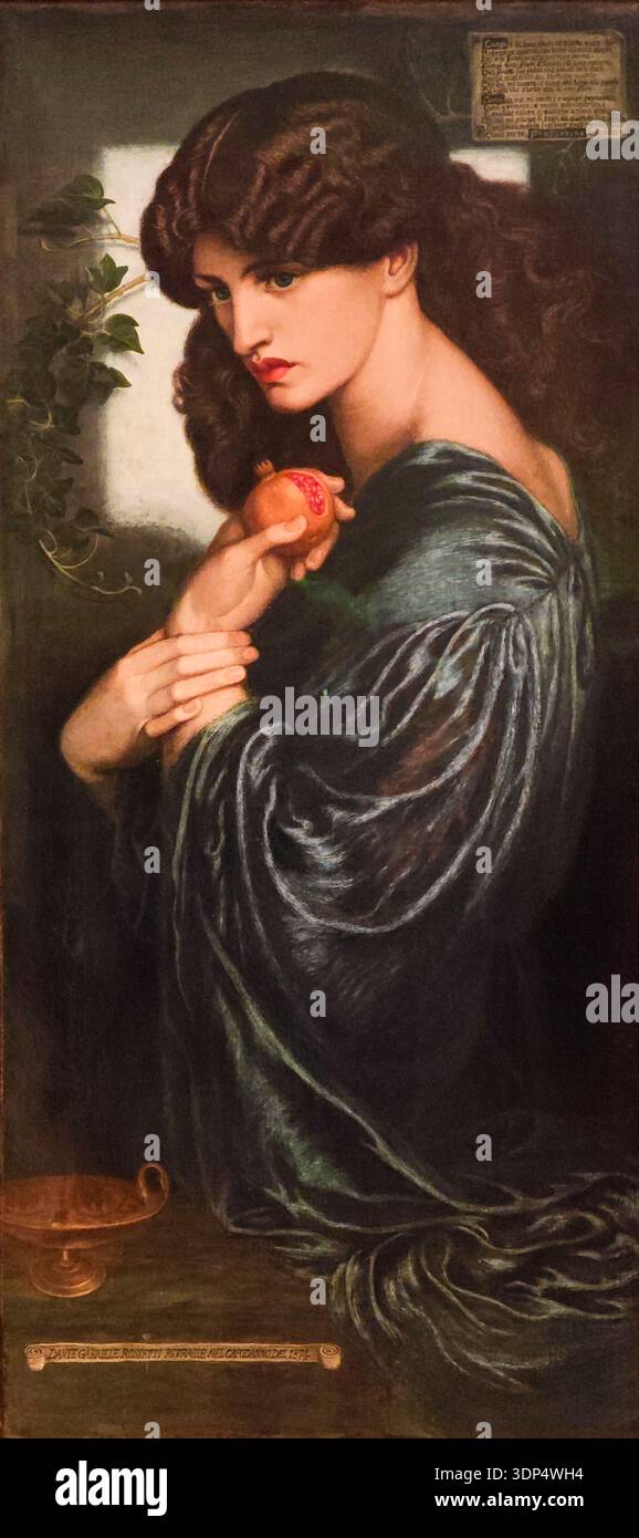 Dante gabriel rossetti proserpine hi-res stock photography and