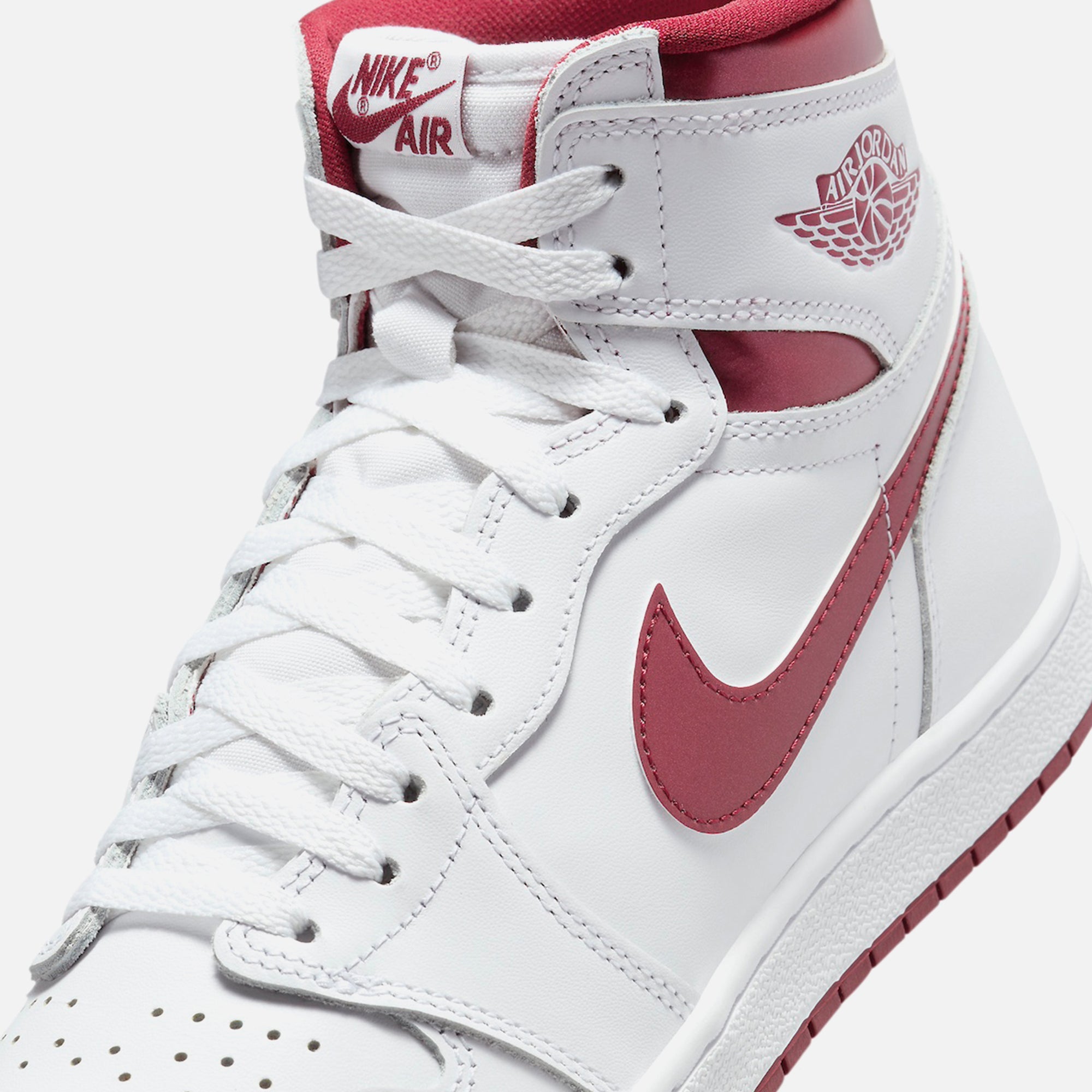Nike Air Jordan 1 High 85 - White / Team Red / White – Kith Canada