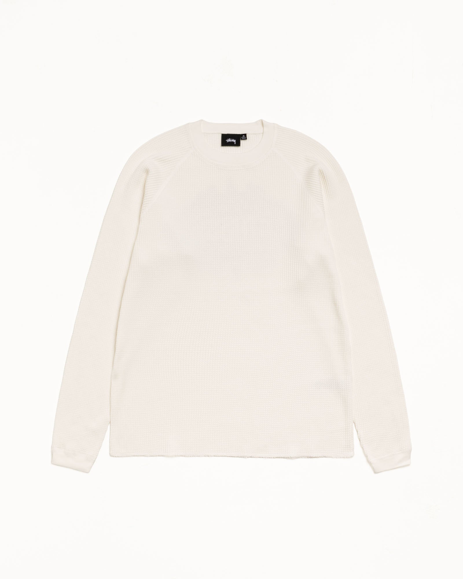 Mantra Raglan Thermal – White | Tops & Knits | Stüssy Canada