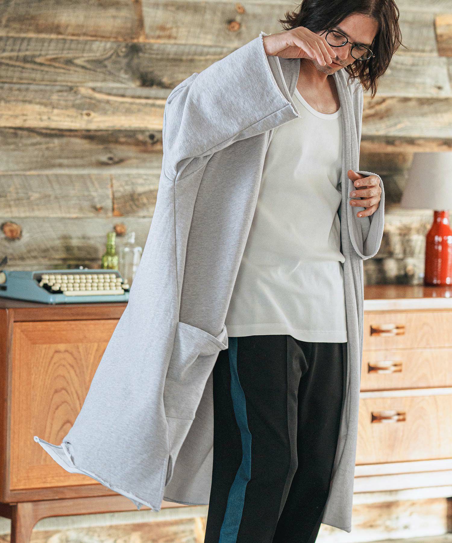 CAMBIO(カンビオ)】KIMONO Like Sweat Gown スウェットガウン