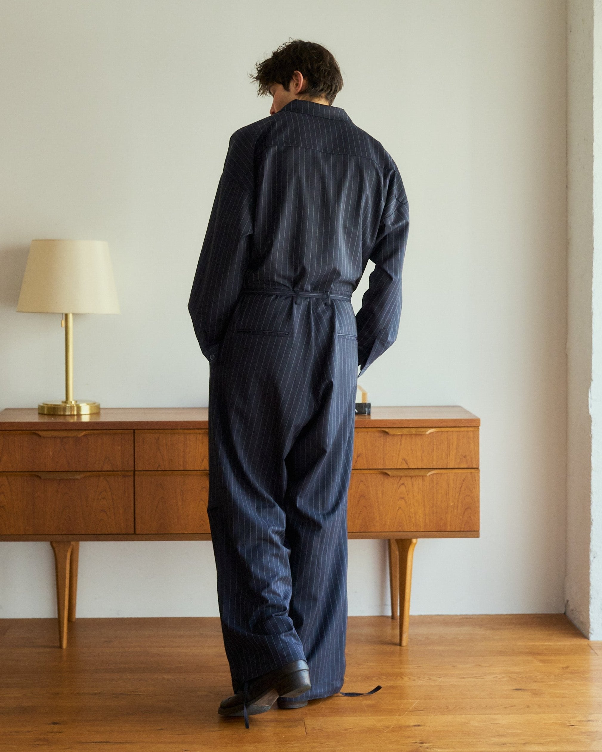 open collar belted assort l/s jump suit – CAMPHOR WOOD - OFFICIAL