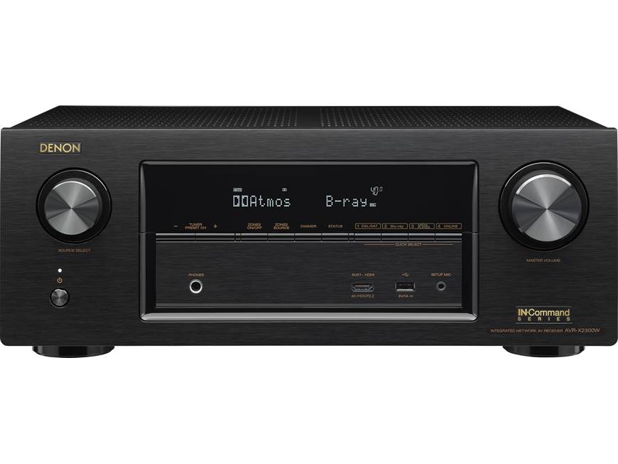 Denon AVR-X2300W 7.2-channel home theatre receiver with Wi-Fi