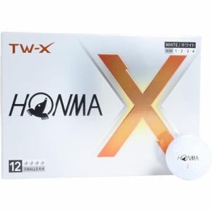 本間ゴルフ 2024年TW-X ホワイト ゴルフボール 12球入 1ダース