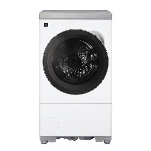 シャープ ES-S7H ドラム式洗濯乾燥機 7kg (クリスタルホワイト・左開き