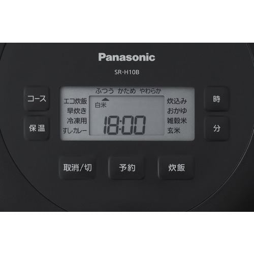 パナソニック SR-H10B-K IHジャー炊飯器 5.5合炊き ブラック | ヤマダ