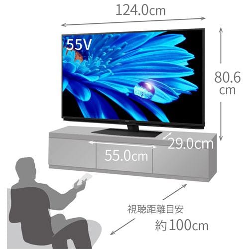 シャープ 4T-C55EN1 液晶テレビ AQUOS 4K 55V型【DD】 | ヤマダウェブコム