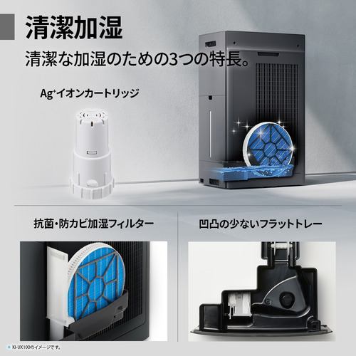 SHARP KI-U75YX 加湿空気清浄機 プラズマクラスターNEXT搭載 プレハブ
