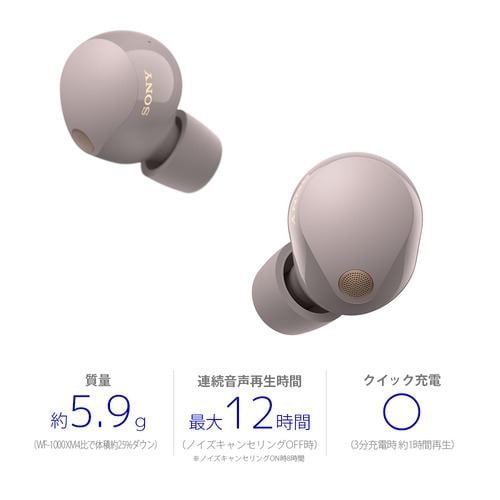 ソニー ワイヤレス イヤホン 左右分離 ハイレゾ ノイズキャンセリング