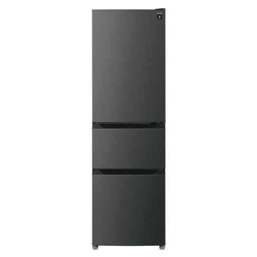 シャープ 冷蔵庫 317L 右開き 3ドア 幅54.4cm スリム幅 シャキット野菜