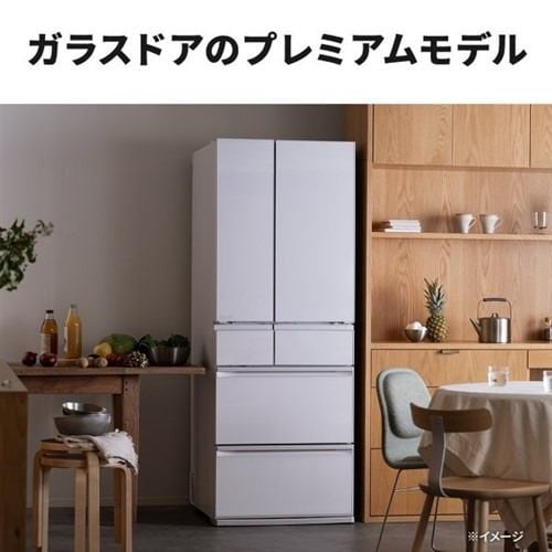 三菱電機 冷蔵庫 485L 観音開き 6ドア 幅65cm できちゃうV冷凍+ 切れ