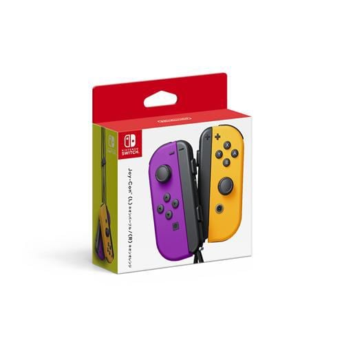 Joy-Con(L) ネオンパープル／(R) ネオンオレンジ HAC-A-JAQAA | ヤマダ
