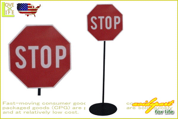 ヤマダモール | 【アメリカン雑貨】トラフィックスタンド【STOP