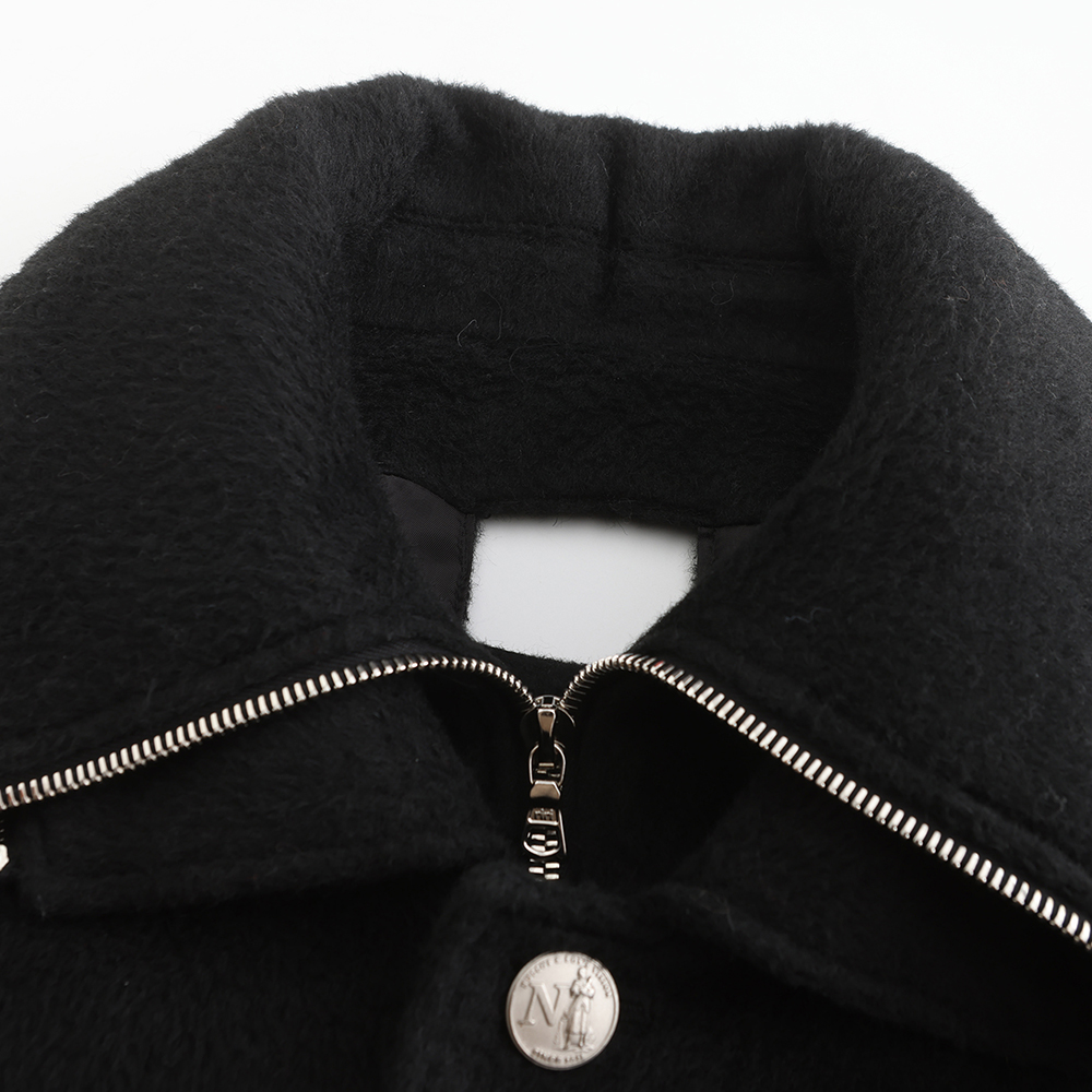 NULLUS : 눌루스] MULTI-FORM AERO COLLAR JACKET BLACK - SAMPLAS