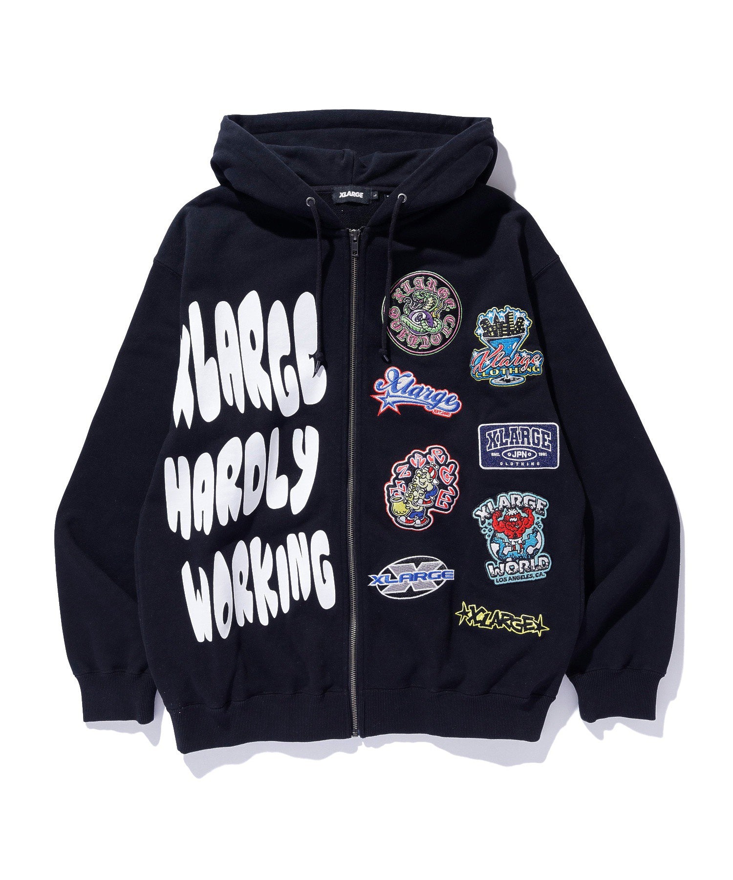 MULTI LOGO ZIP UP HOODED SWEATSHIRT – calif（カリフ）公式サイト