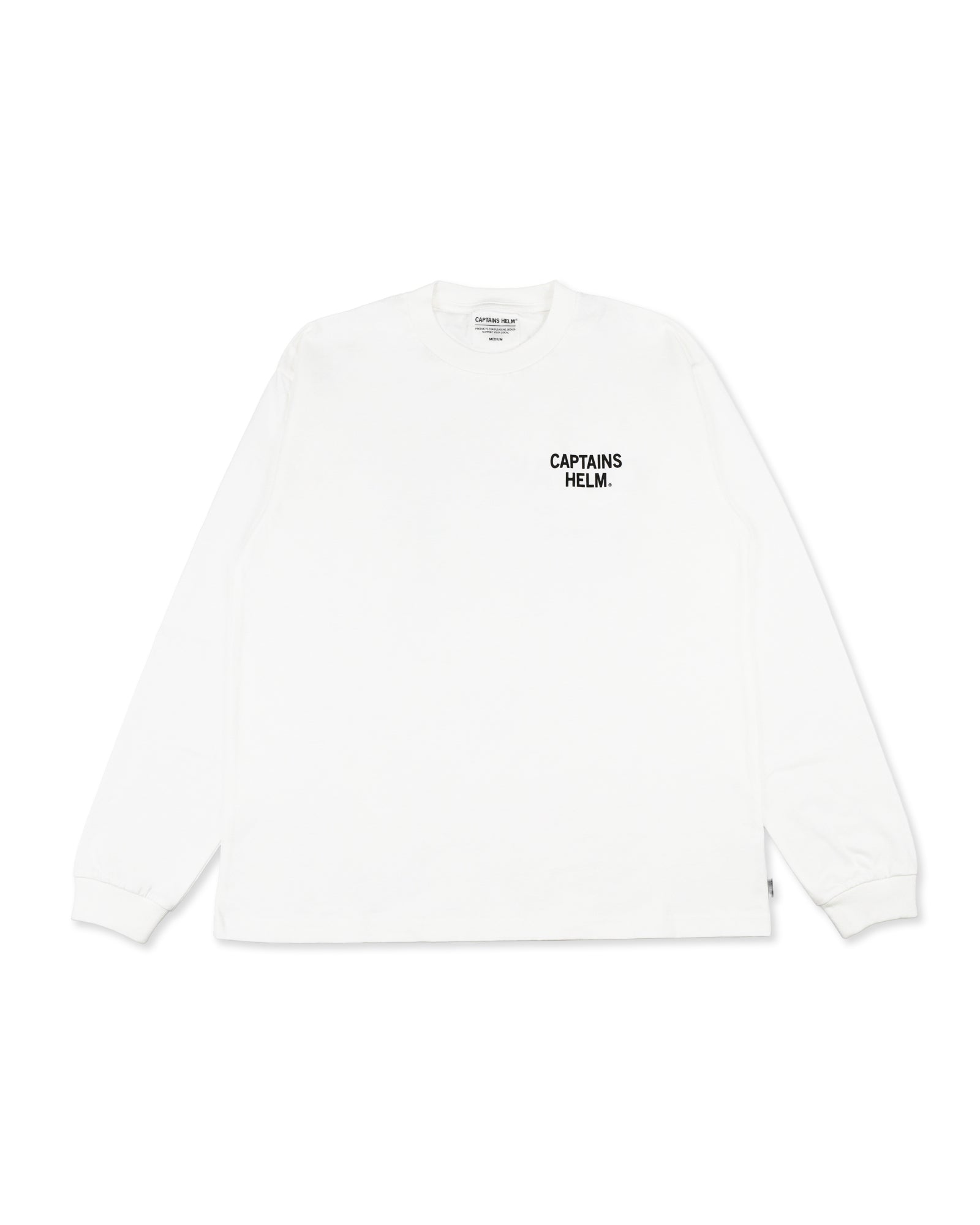 CAPTAINS HELM #OUTDOOR LOGO LS TEE