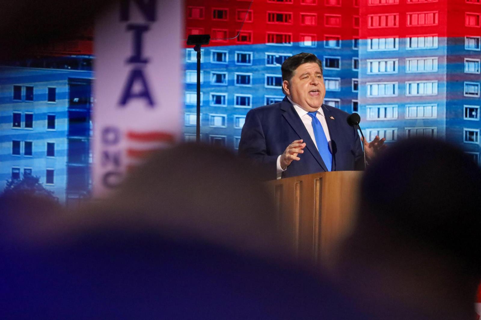 In primetime DNC speech, Pritzker leans into role of benevolent