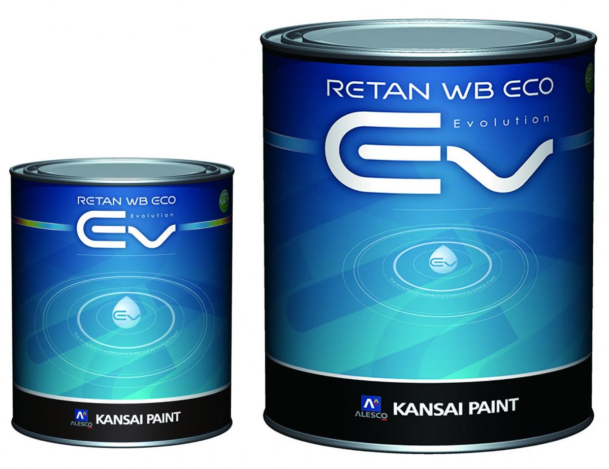 関西ペイントの自動車補修用水性ベース塗料「レタンWBエコ EV」に新規