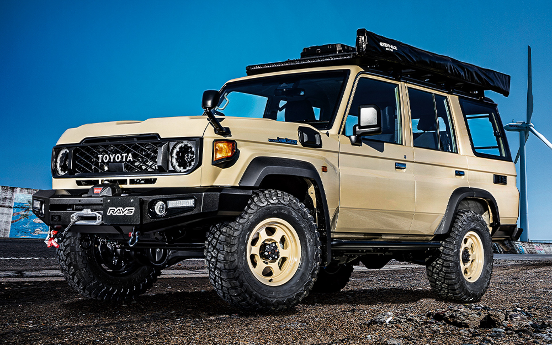 レイズ、ボルクレーシングから「ランクル70」専用設計の鍛造1ピース