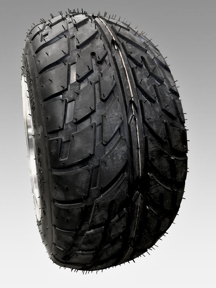 ホンダジャイロに10インチ・ブラックアウトホイール・バギータイヤ品番