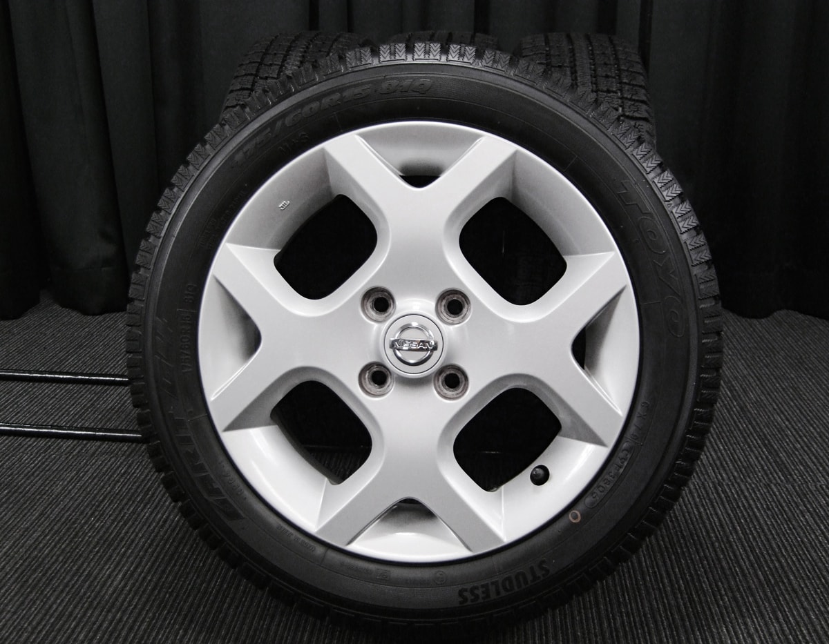 NISSAN (日産) CUBE (キューブ) 純正 15×5.5J(+50)PCD100-4H シルバー