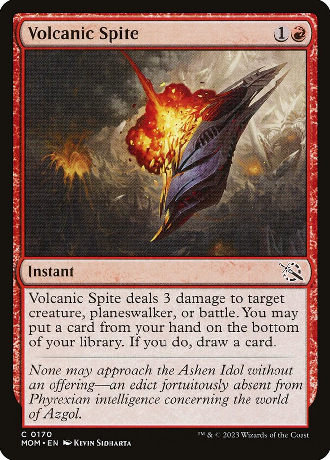 Volcanic Spite · March of the Machine (MOM) #170 · Scryfall Magic
