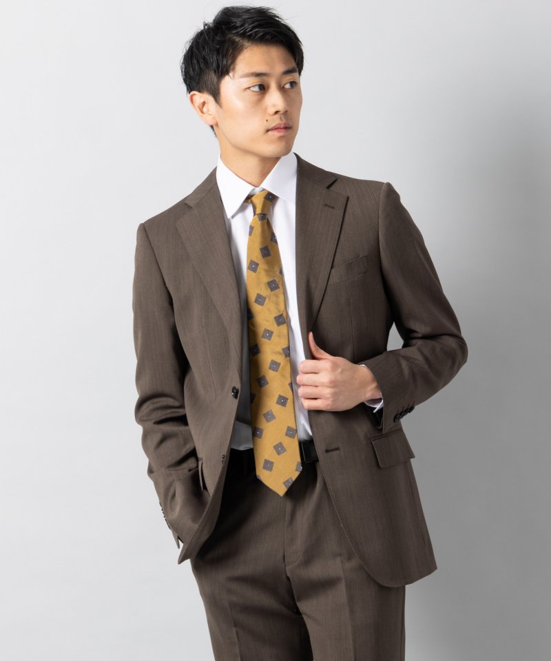 Select Shop [MZ03]マルゾット・ソリッド2ピーススーツ ブラウン系