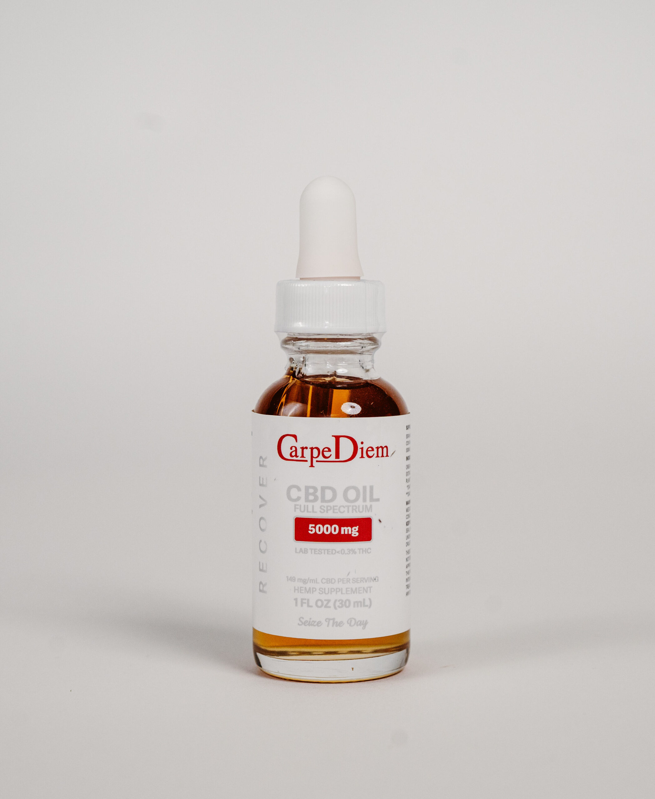 Recover CBD Oil 5000 mg Full-Spectrum - Carpe Diem CBD