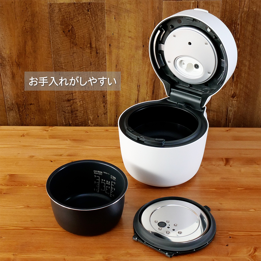 Panasonic（パナソニック） SR-R10B-W 圧力IHジャー炊飯器 5合炊き
