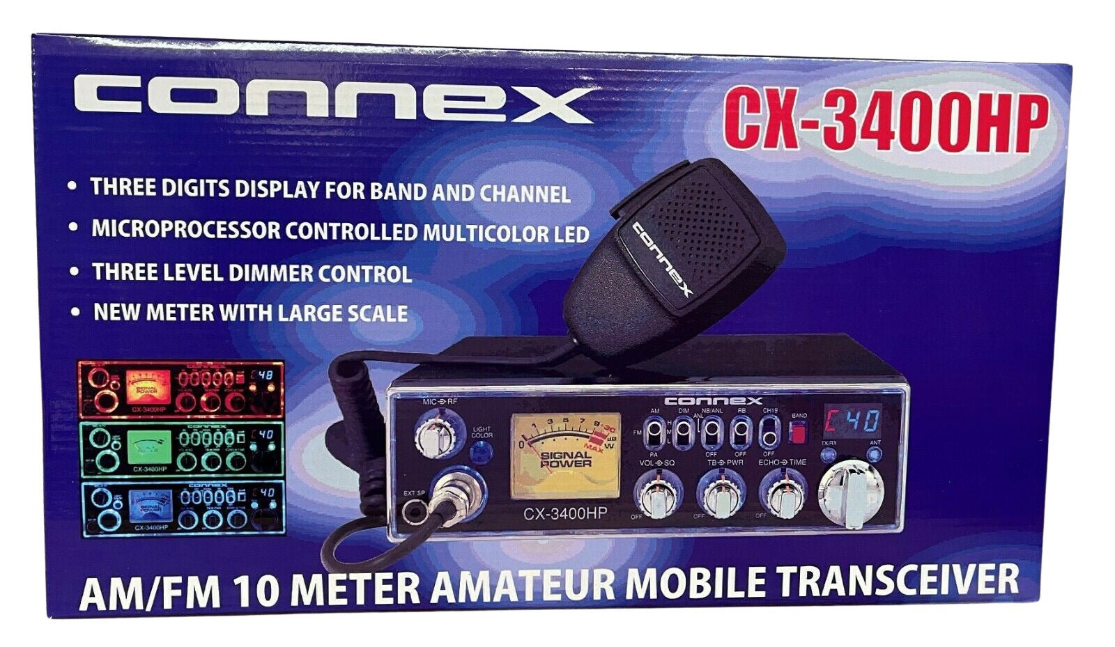 Connex CX3400HP 10 Meter Radio, Stryker SR-A10, DRX-3402 Heavy