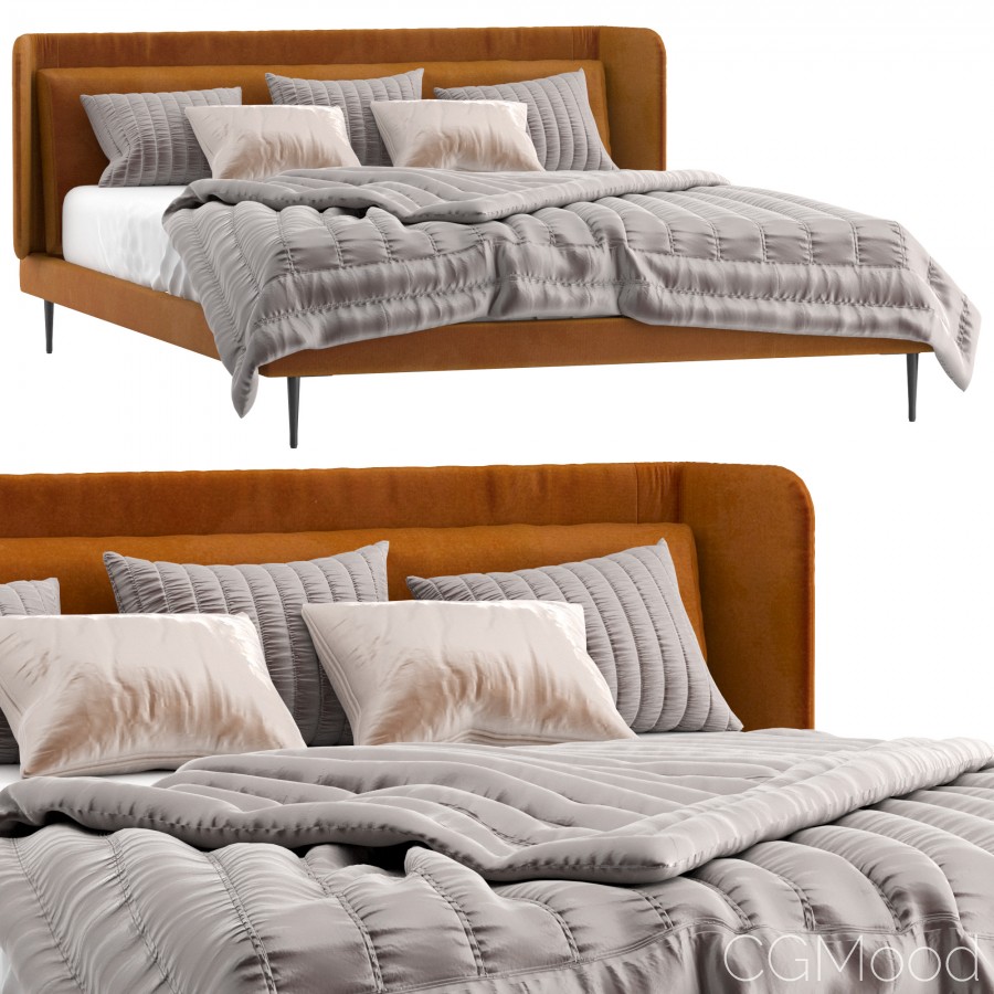 Boconcept-austin Bed - 3D Model for Corona