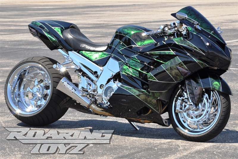 Roaring Toyz Billet 330 Single Sided Swingarm Wide Tire Custom